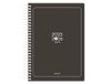 Antartik Schoolagenda, 25-26, spiraalbinding, zwart, dagpagina, A5, tweetalig, FSC, 80 g
