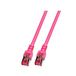 EFB Elektronik RJ45 S/FTP Cat.6 netwerkkabel Magenta 10 m