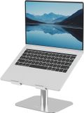 Fellowes Alumia™ Laptop standaard – Ergonomische Bureau‑Standaard – Gemaakt van 96% Gerecycled Materiaal - – Zilver