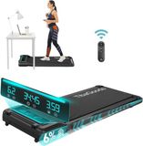 TibaGoods Loopband Inklapbaar - 1 t/m 6 km/h - 120kg belastbaar gewicht - Hardloopband voor thuis - Walking pad - Hometrainer - Hellingsfunctie 6% - Treadmill - Wandelband - Sport - Hardlopen - Voor onder het bureau