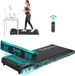 TibaGoods Loopband Inklapbaar - 1 t/m 6 km/h - 120kg belastbaar gewicht - Hardloopband voor thuis - Walking pad - Hometrainer - Hellingsfunctie 6% - Treadmill - Wandelband - Sport - Hardlopen - Voor onder het bureau