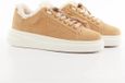 GUESS Suede Bruine Lage Sneakers Vrouwen Maat 37