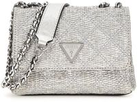 GUESS Giully II Mini Compound Convertible Flap Bag Zilver