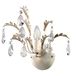 Onli Mand Wandlamp E14, 6 W, Ivoor/Goud, 30 x 25 x 25 cm