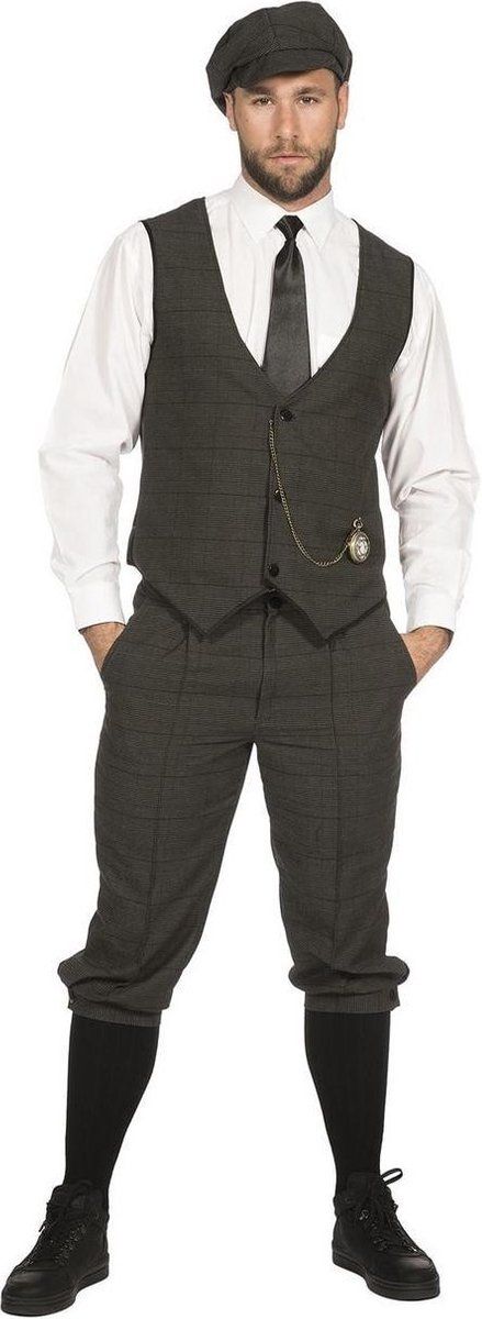 Wilbers Roaring 20's set Arthur - Polyester - Zwart/Wit/Geel/Rood/Roze/Goud - 2021