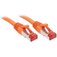 Lindy Verbindingskabel RJ-45 (M) naar RJ-45 (M) 1 m SFTP, PiMF, CAT 6, zonder haken, oranje