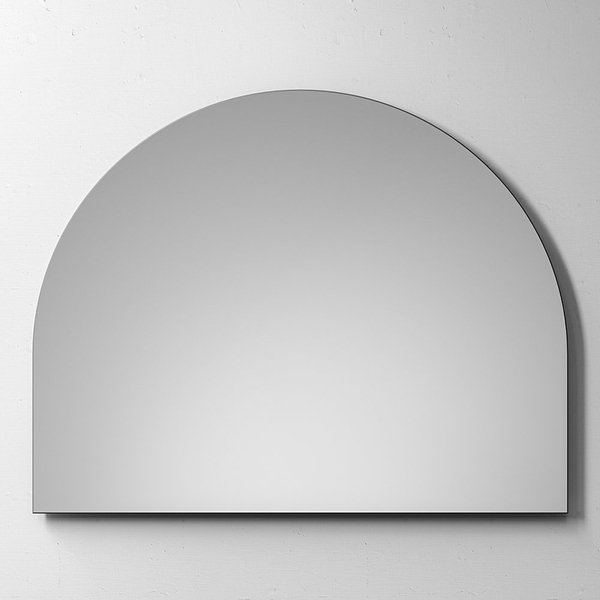 Saniclass Arch spiegel - 120x95x3.5cm - met verlichting - Geborsteld Aluminium SP-AR120