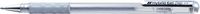 Pentel Gelschrijver K118 Grip M Zilver | 12 stuks