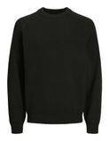 JACK&JONES JORACE KNIT CREW NECK BF Heren Gebreide trui Zwart L