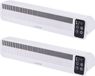 Evolar Radiator Ventilator Draadloos - 2 stuks - 3W - Wit - 5200 mAh accu - met timer en Slimme Modus - Kachelventilator - EVO-RFW03