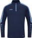 Jako Power Ziptop Heren - Marine / Hemelsblauw | Maat: 3XL