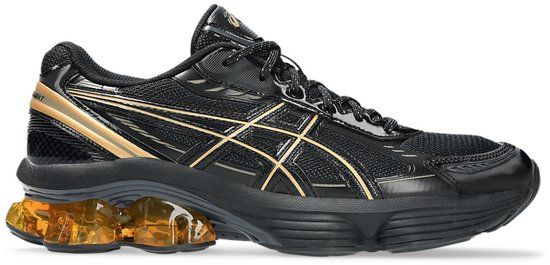 Asics Gel-Kinetic Fluent "Black Yellow" - Maat: 42.5