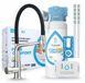 Ari robinet de cuisine 3 voies, flexible, acier inoxydable, robinet d'évier extractible. Filtre à eau Dafi D1 inclus, modèle sous plan
