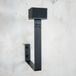 Gray Steel X3 Helmhouder & Wandsteun - Mat Zwart