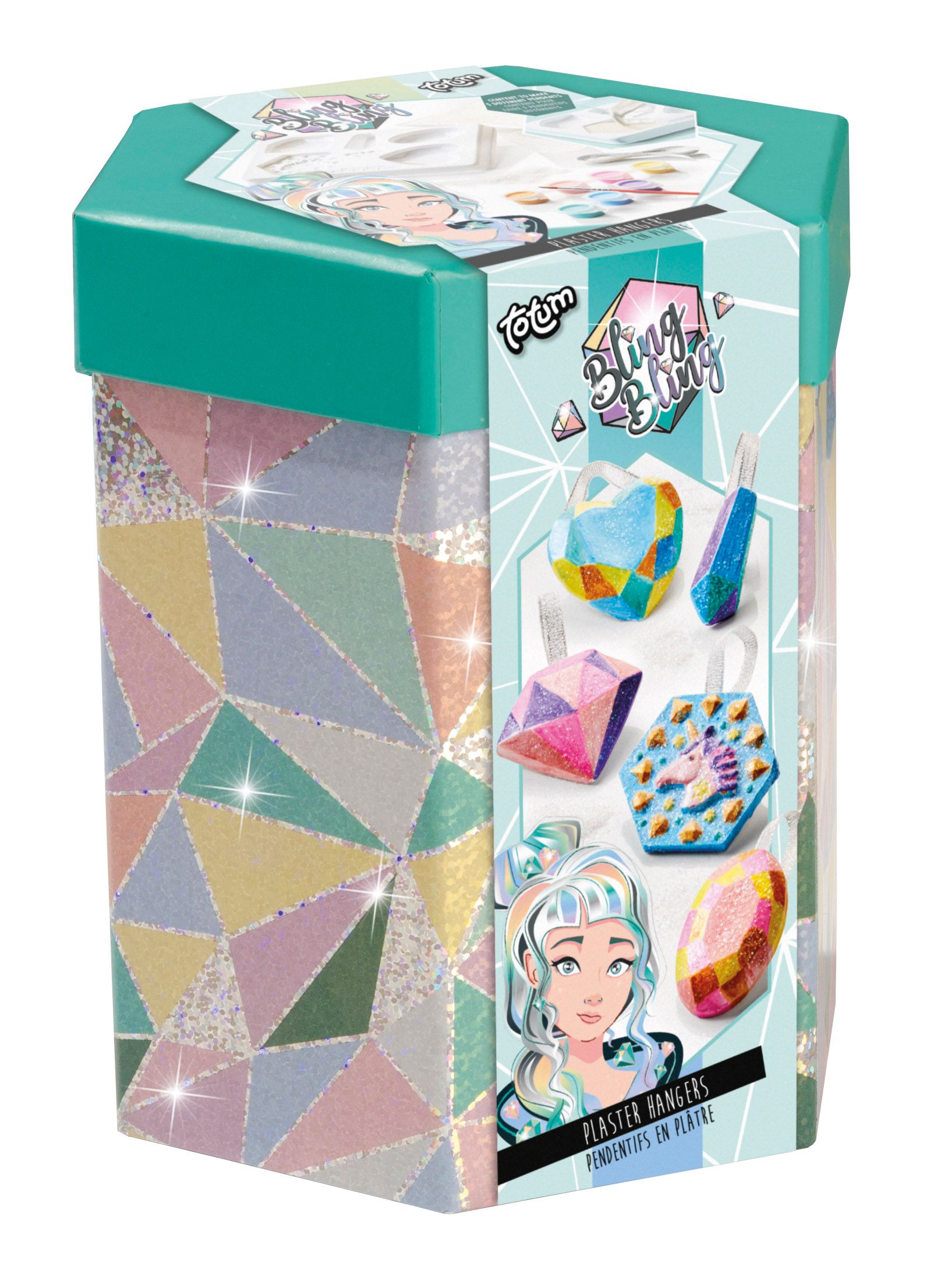 Totum Bling Bling Plaster Hanger - Meisjes - Multi