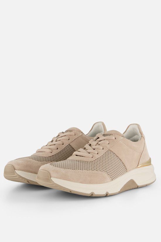 Gabor Rollingsoft Sneakers beige Suéde - Maat 38