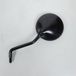 RMS Left Rearview Mirror for Two Wheels RD07B / Ø110mm Black