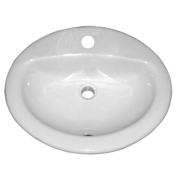 Nemo Go Isicentro inbouwlavabo 51x44,5 cm wit