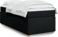 Maison Exclusive - Boxspringbed met matras, noir, 80 x 200 cm, textile