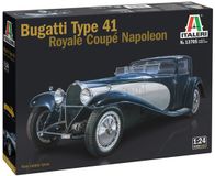 Italeri Modelbouwpakket Auto - 13705 Bugatti Royale Coupé Napoleon - Franse Klassieke Auto Plastic - 1:24 - Modelbouw