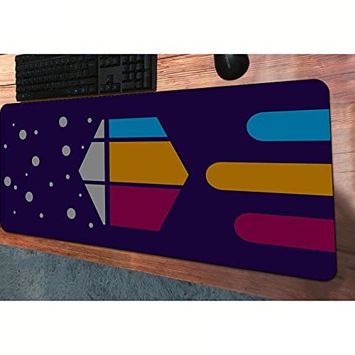 DHSBD Witte Streep Print Grote Notebook Computer Lock Edge Mousepad Gaming Muismatten Gamer Toetsenbord Mat 900x400x3mm