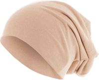urban classics MSTRDS Pastel Jersey Beanie cappuccino one size Beanie Muts - Bruin