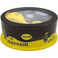 Maxell CD-R 52x Blanco Schijven 700MB Extra Bescherming (50 Disk Pack - Spil)