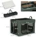 PawHut Sac de transport pour animaux - Tissu Oxford - 60x42x42cm - Gris
