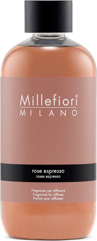 Millefiori Milano Navulling voor Geurstokjes 250 ml - Rose Espresso
