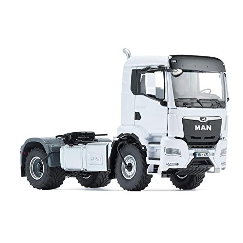 WIKING 077652 MAN TGS 18.510 4x4 BL 2-assige trekker, model vrachtwagen, 1:32, metaal/kunststof, vanaf 14 jaar, veel functies, inclusief bandendrukregeling, draaibaar radiatorrooster