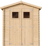 Timbela M367 - Houten tuinhuis - 1,98 m² - 136x196xH218 cm - zonder vloer