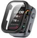 Wigento Huawei Watch D2: Kunststof PC beschermhoes + gehard H9 glas, zwart