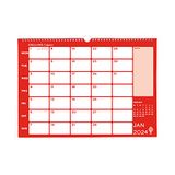 Collins Debden Collins Colplan 2024 Agenda A3 Wiro Maandelijkse Memo Kalender - Business Planner en Organisator - Januari tot December 2024 Dagboek - Maandelijks - - CMC-24 Rood/Blauw
