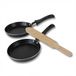 Fackelmann Set 2 mini poêles à crêpes 14 cm et 1 spatule Elo Jewel de Luxe
