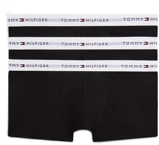 Tommy Hilfiger Zwemboxer 3P Low Rise Trunk - Zwart - Heren - Maat XL - Set van 3