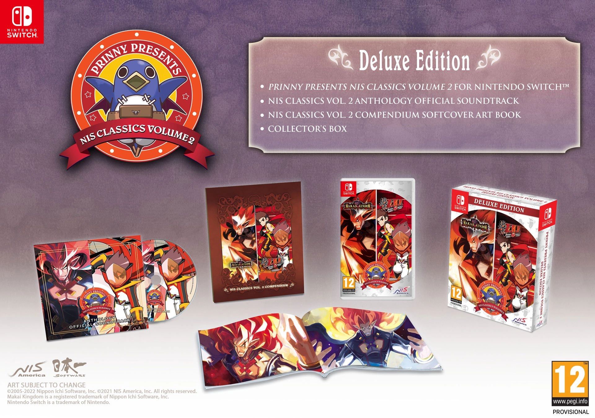NIS Prinny Presents: Classics Volume 2 Deluxe Edition - Nintendo Switch