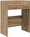 vidaXL DJ-tafel Artisanaal eiken 82 x 45 x 102 cm