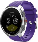 Strap-it Polar Grit X twill siliconen band - paars