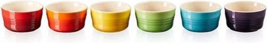 Le Creuset Ramekins - Regenboog - ø 8 cm / 100 ml - 6 Stuks