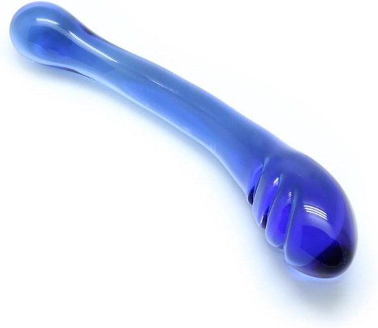 Sensual Glass Glazen Dildo Bibi - Transparant - 18.5 cm