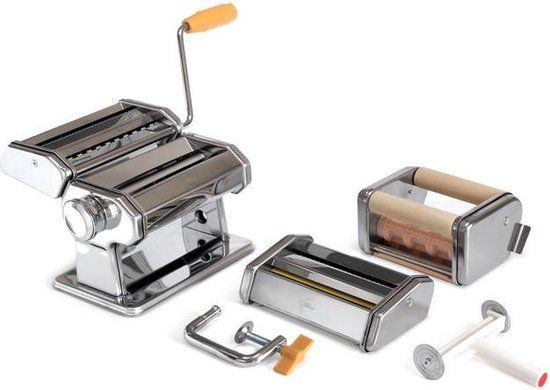 Inno Cuisinno Pastamachine MultiBox - Zilver - Chroom - 7 stuks