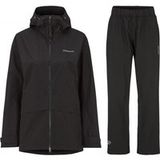 Didriksons Nordic regenpak, femme, noir