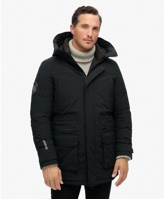 Superdry City Padded Parka Winterjas Heren - Maat S