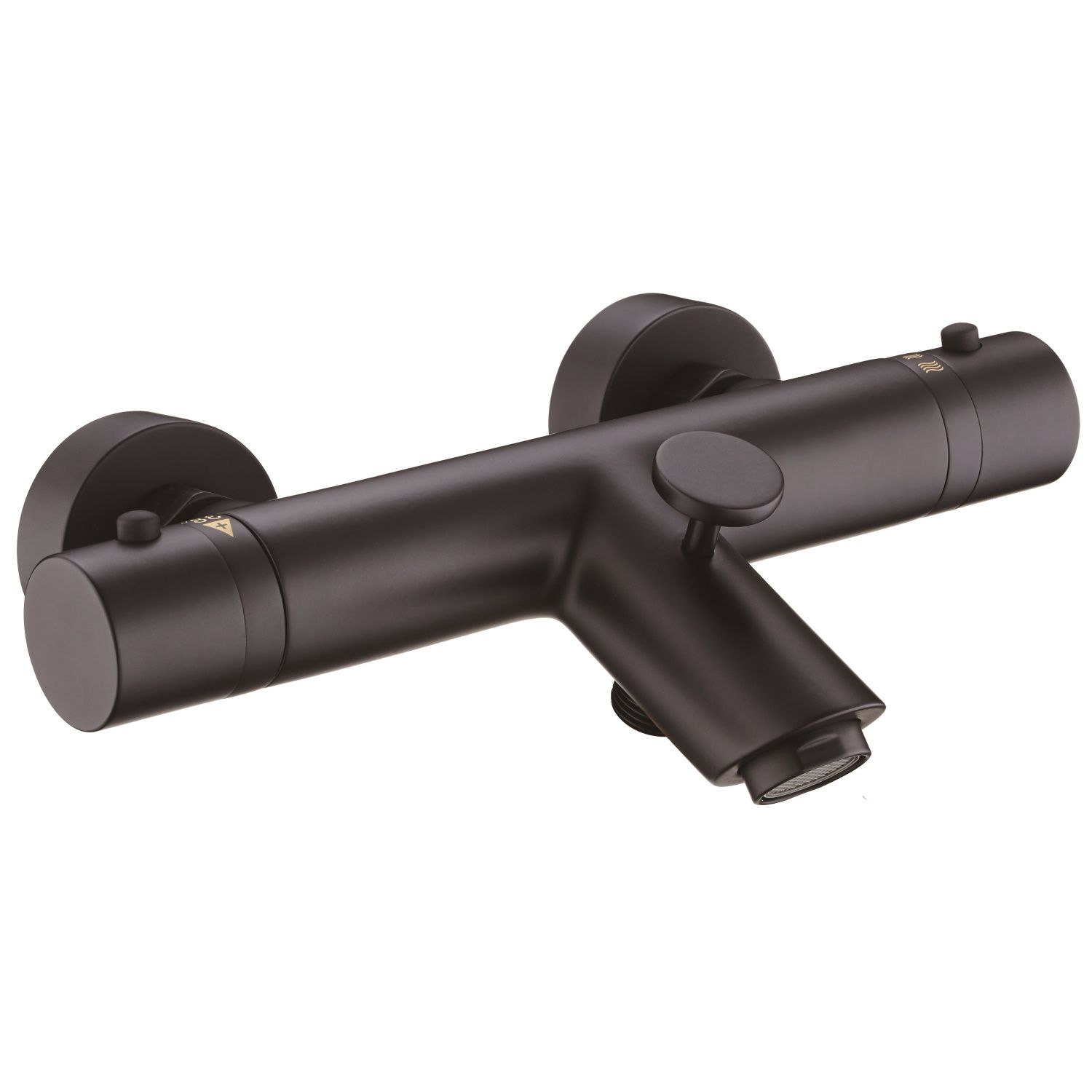 SANIMAR Sanimar Lugano Bad & Douche Thermostaat - Zwart - Compleet