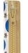 Opti Rits P60 D profielrits 6 mm deelbaar 837 Beige Kunststof