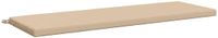 vidaXL - Bankkussen - SOEST - 100% Polyester - Crèmekleurig - 140 x 50 x 5 cm