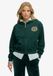 Superdry Country Club Zip Hoodie Dames Dark Pine Green Katoen/Polyester Maat 16