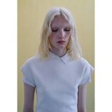 Mango Gebreide Top - Ecru