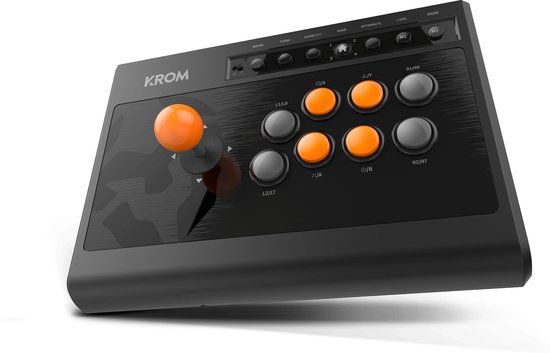 Krom Kumite Gamepad - Black/Orange - PS4