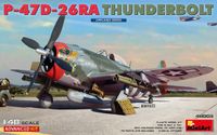 MiniArt 48003 Republic P-47D-26RA Thunderbolt Bubbletop - Advanced Kit Plastic - 1:48 - Modelbouw